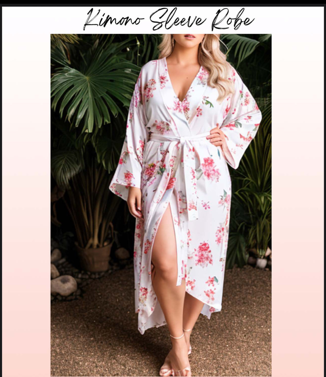Satin kimono