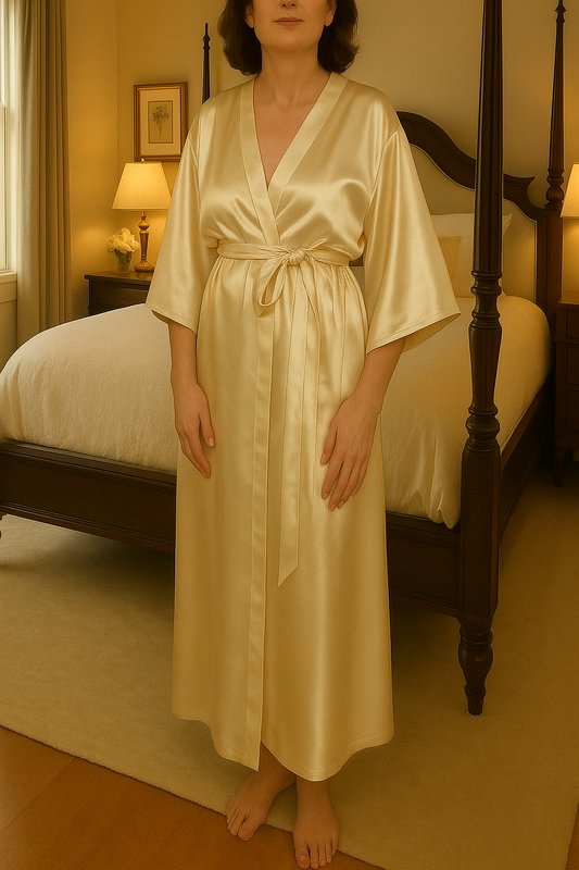 Satin kimono