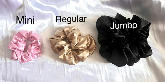 Satin scrunchie