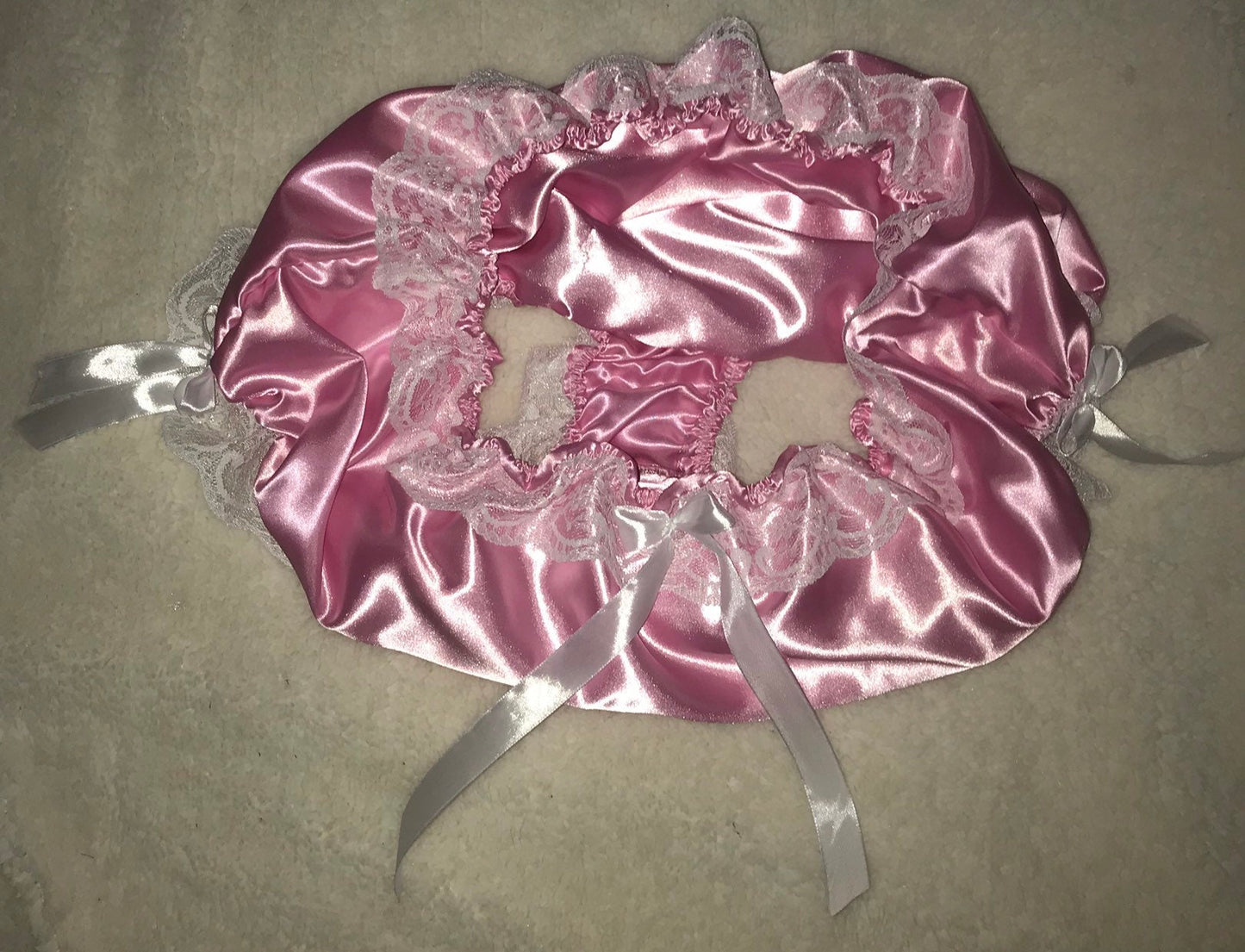 High waisted satin lined satin panties