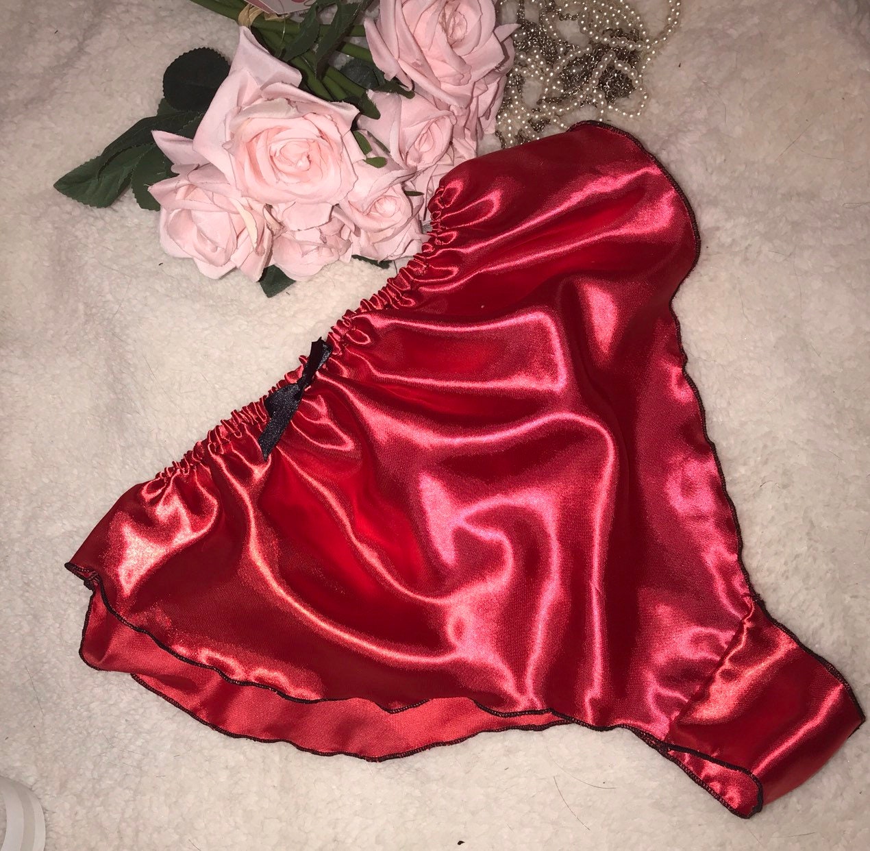 Satin flutter panties