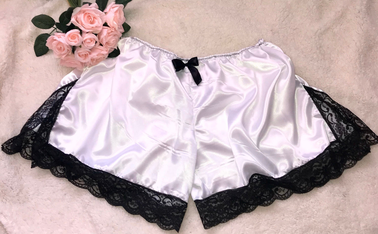 1940s style satin French panties/tap pants