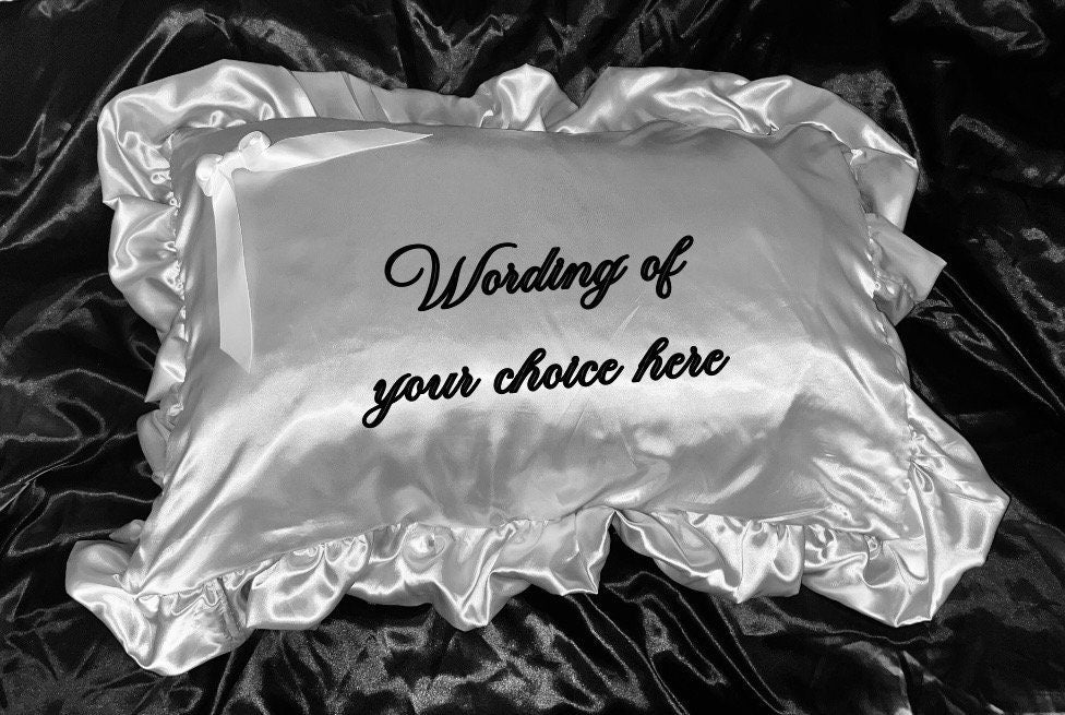 a whimsical frilly sissy pillowcase