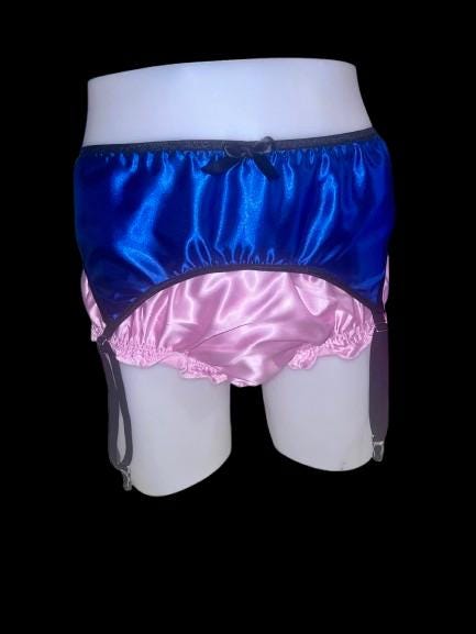 satin garter belt